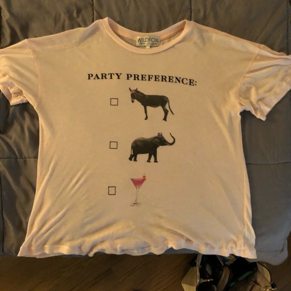 Wildfox Political Preference Tee 🍵🌸